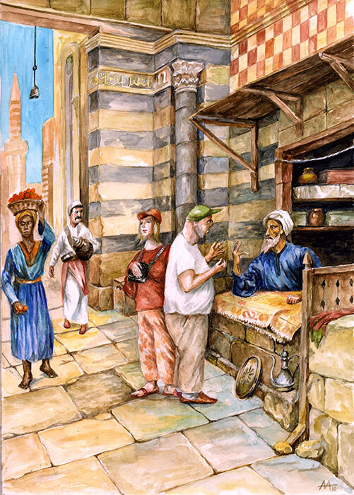 Рынок в Дамаске