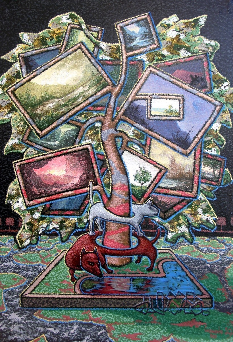 Вернисаж в саду.