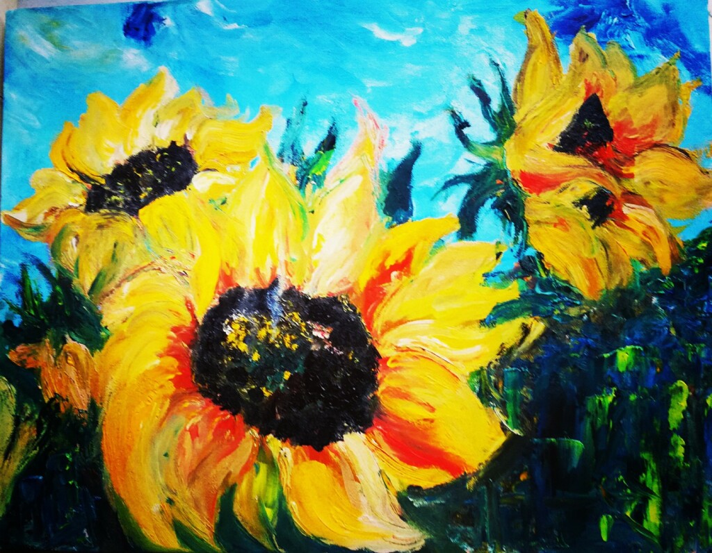 Подсолнухи