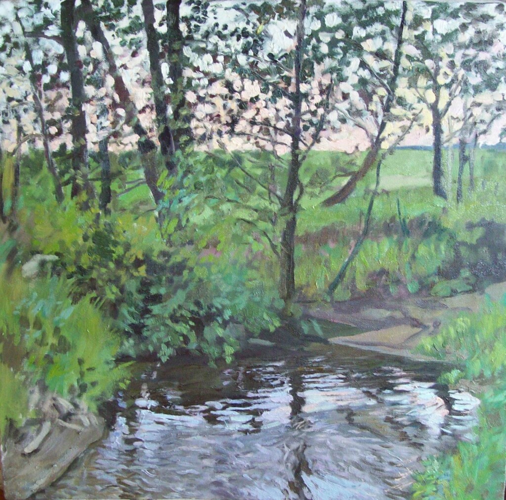 Вечер. Май. Река.