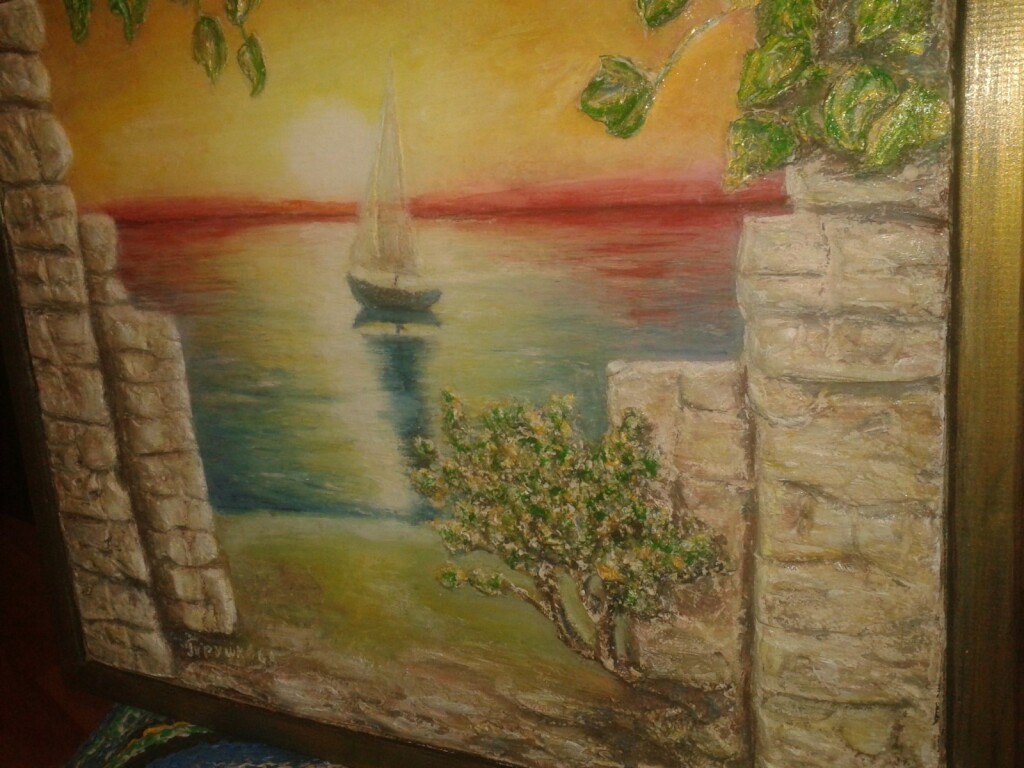 восход над морем