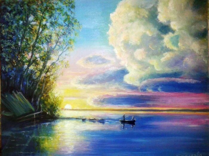 Рыбалка под облаком