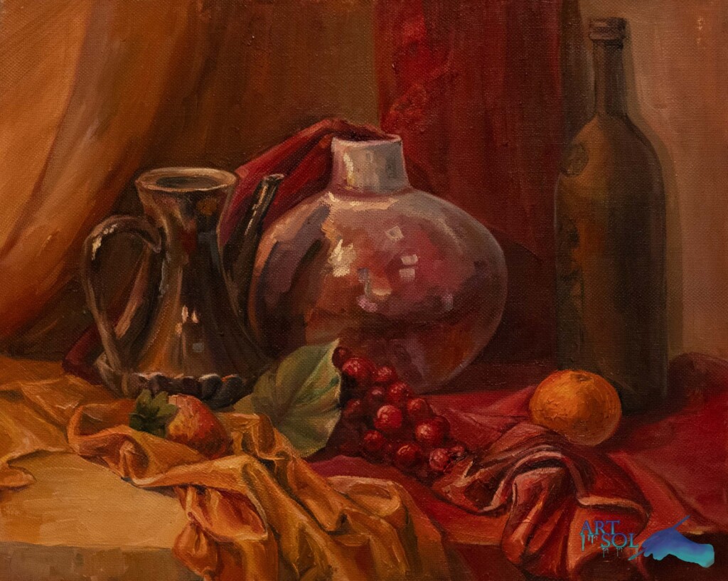 Гранатовый натюрморт