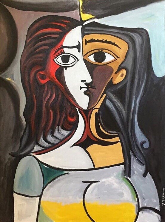 Реплика на Пикассо. Портрет Жаклин