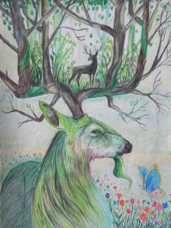 Сказочный олень