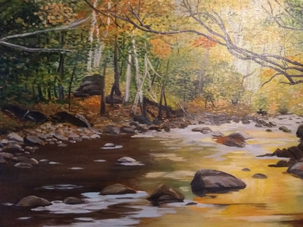 Ручей в лесу