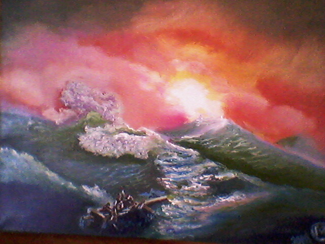 Копия Айвазовскрго ,, Девятый вал,,