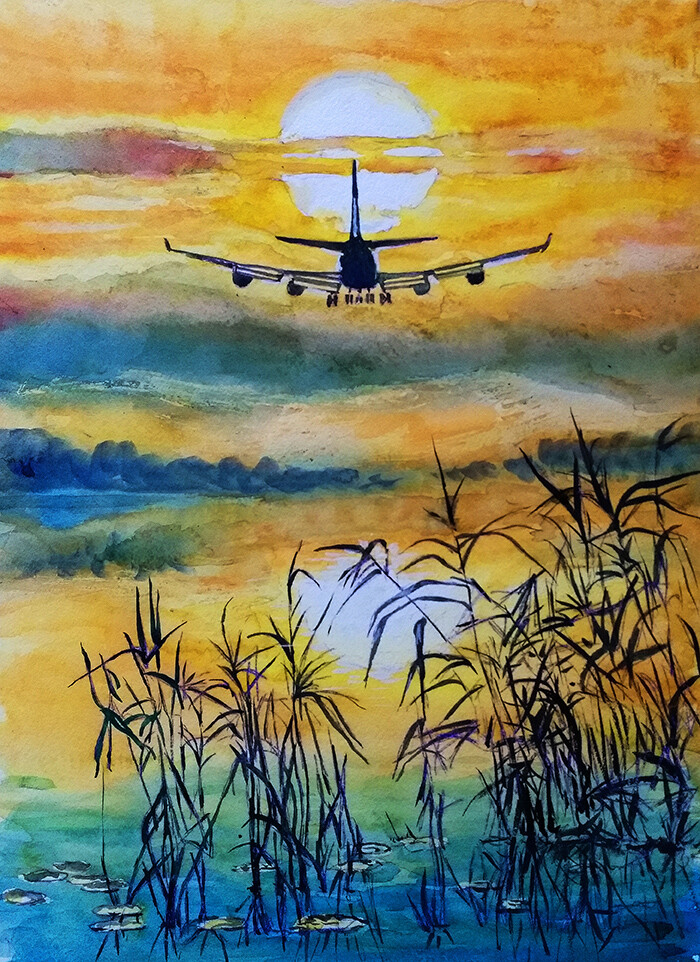 Вечерний полет