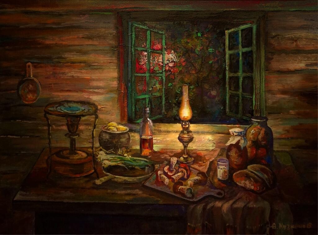 натюрморт со свечей