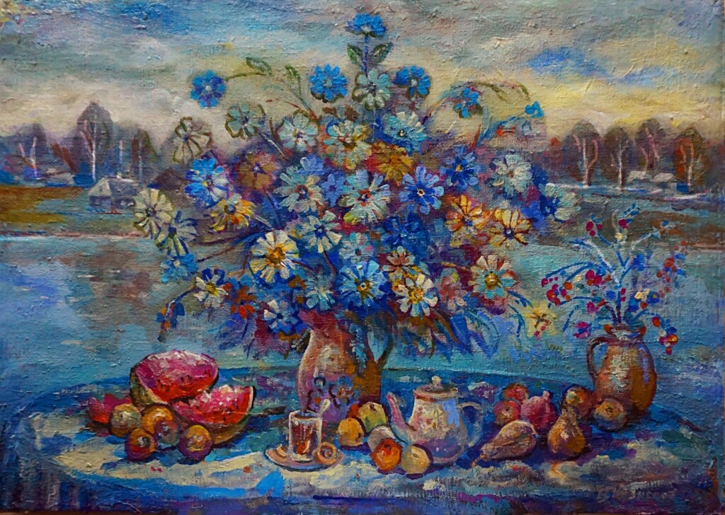 на берегу реки