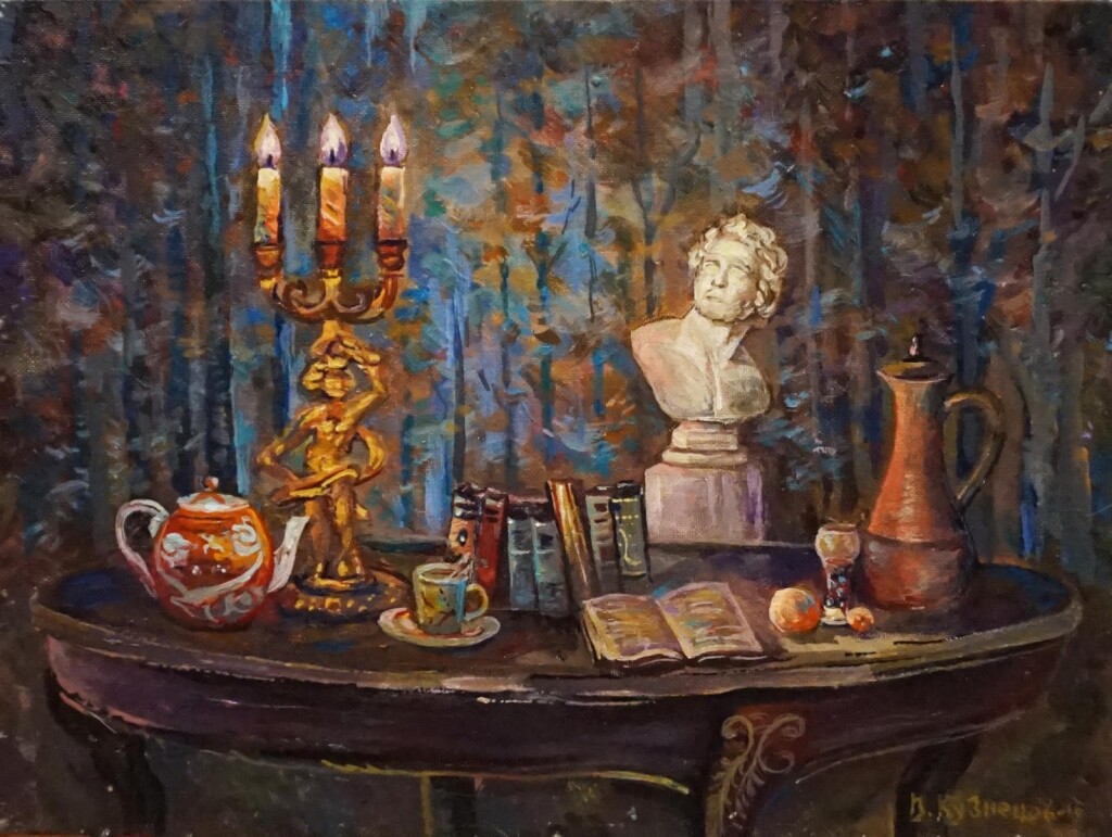 натюрморт со свечей