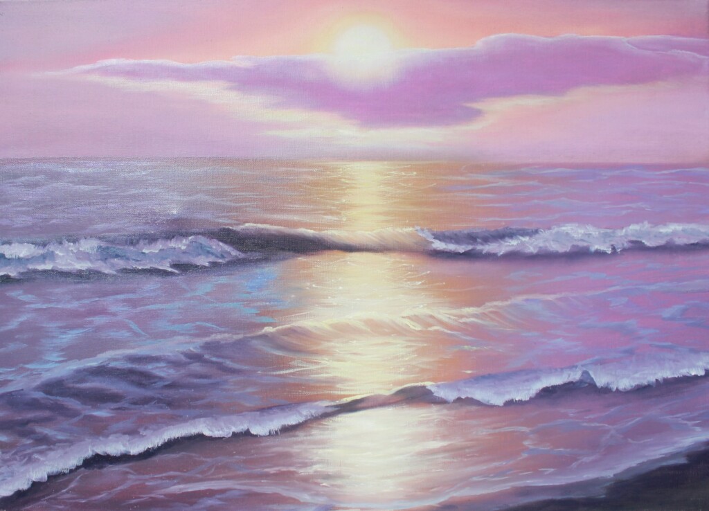 Рассвет на море