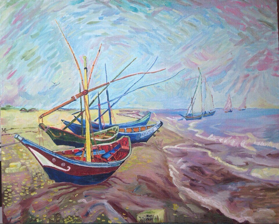 Рыбацкие лодки в Сан-Мари