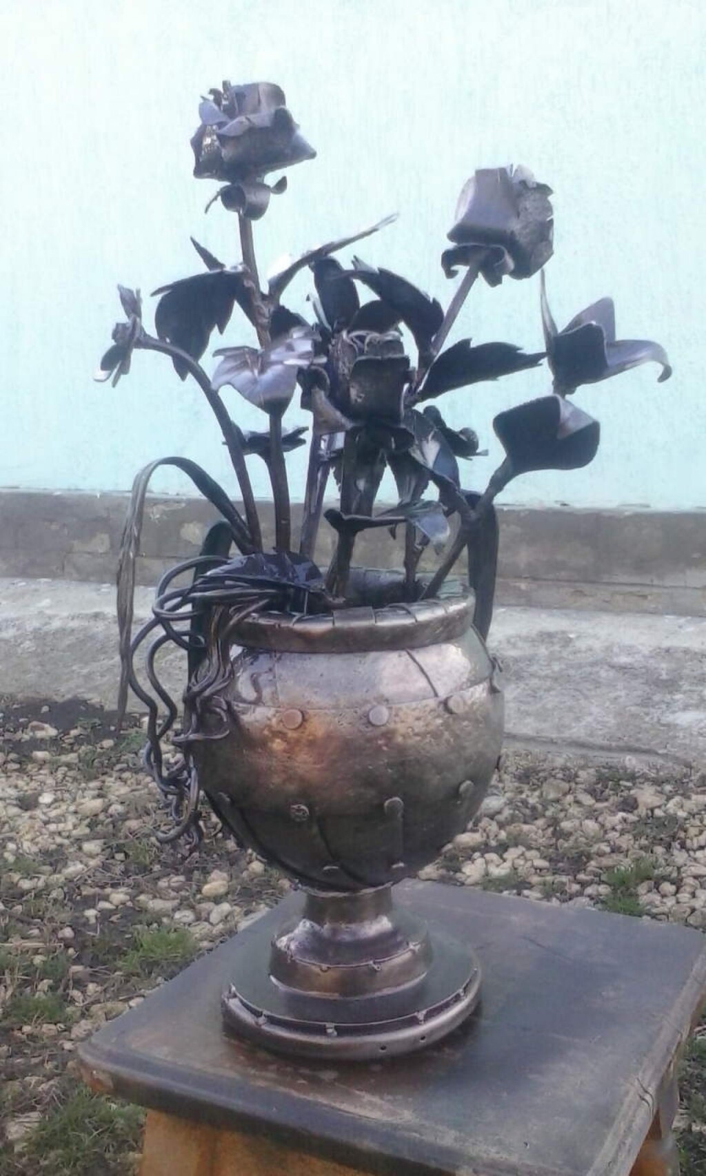 Ваза с цветами. prok-master. Анапа.