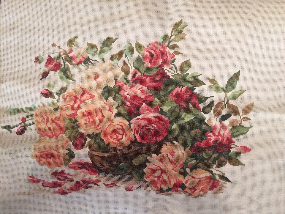 корзина роз