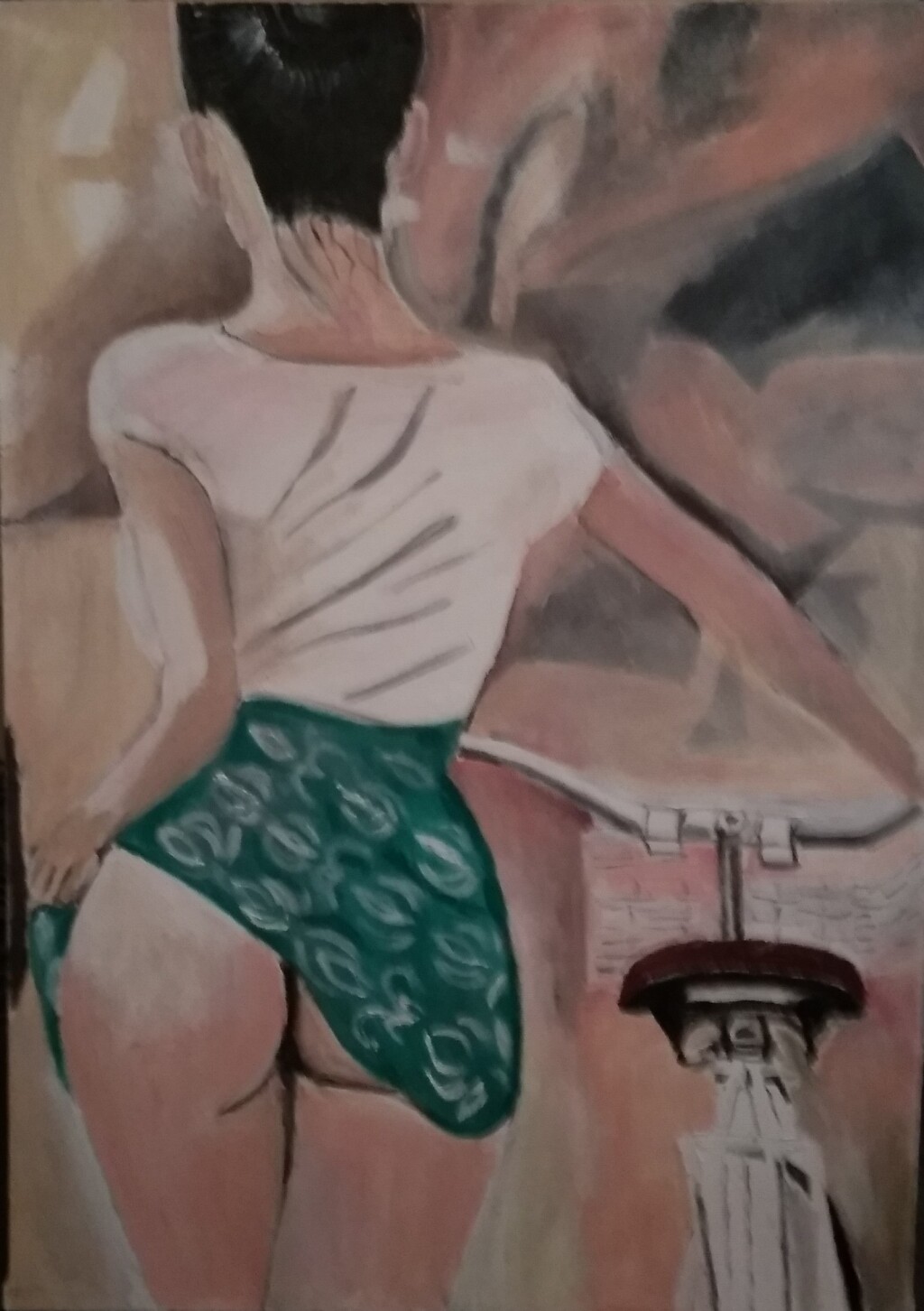 Девушка с велосипедом