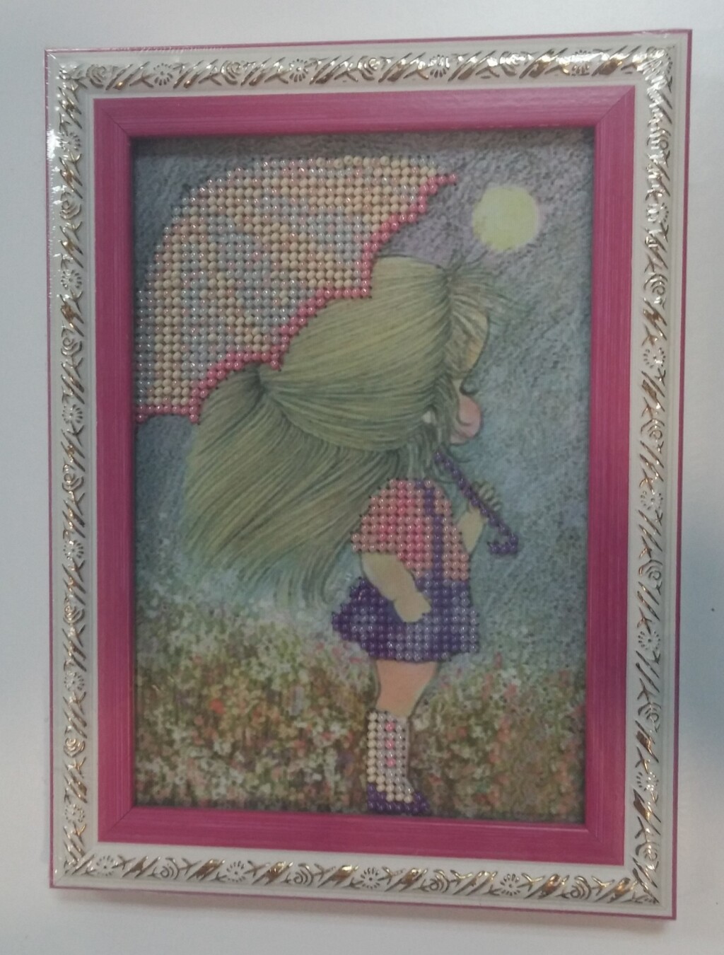 Девочка под зонтом