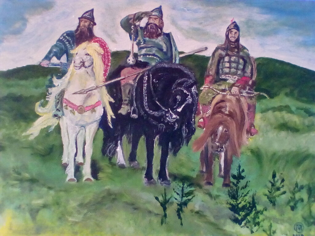Богатыри "копия Васнецова