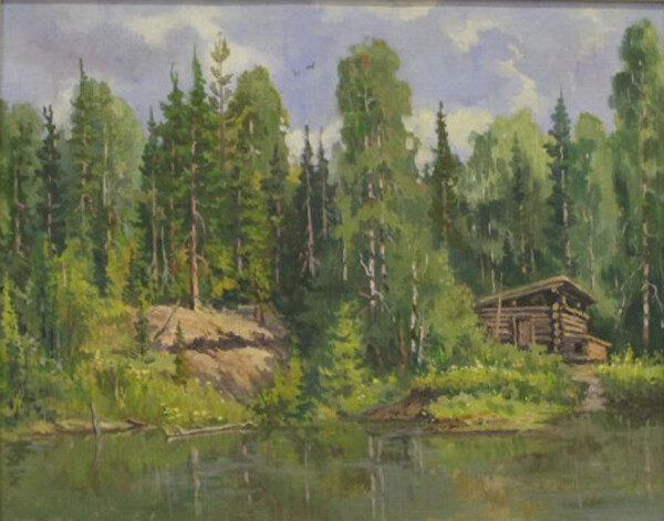 Избушка у озера