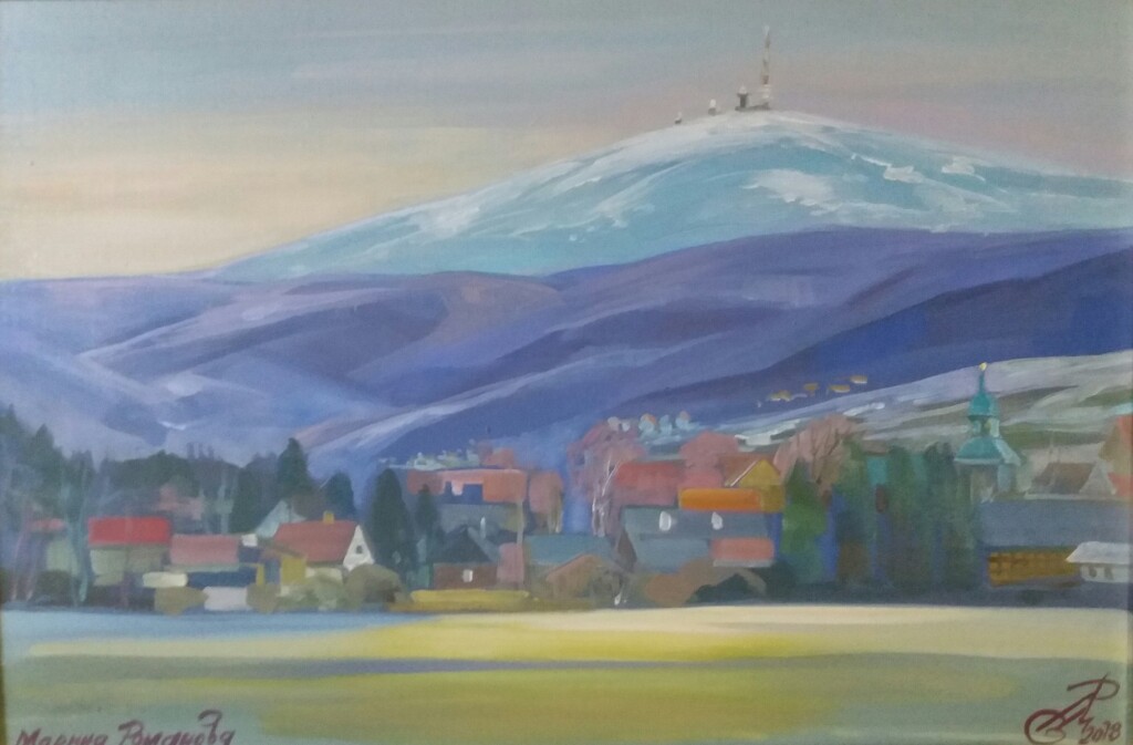 "Вид на гору Брокен."