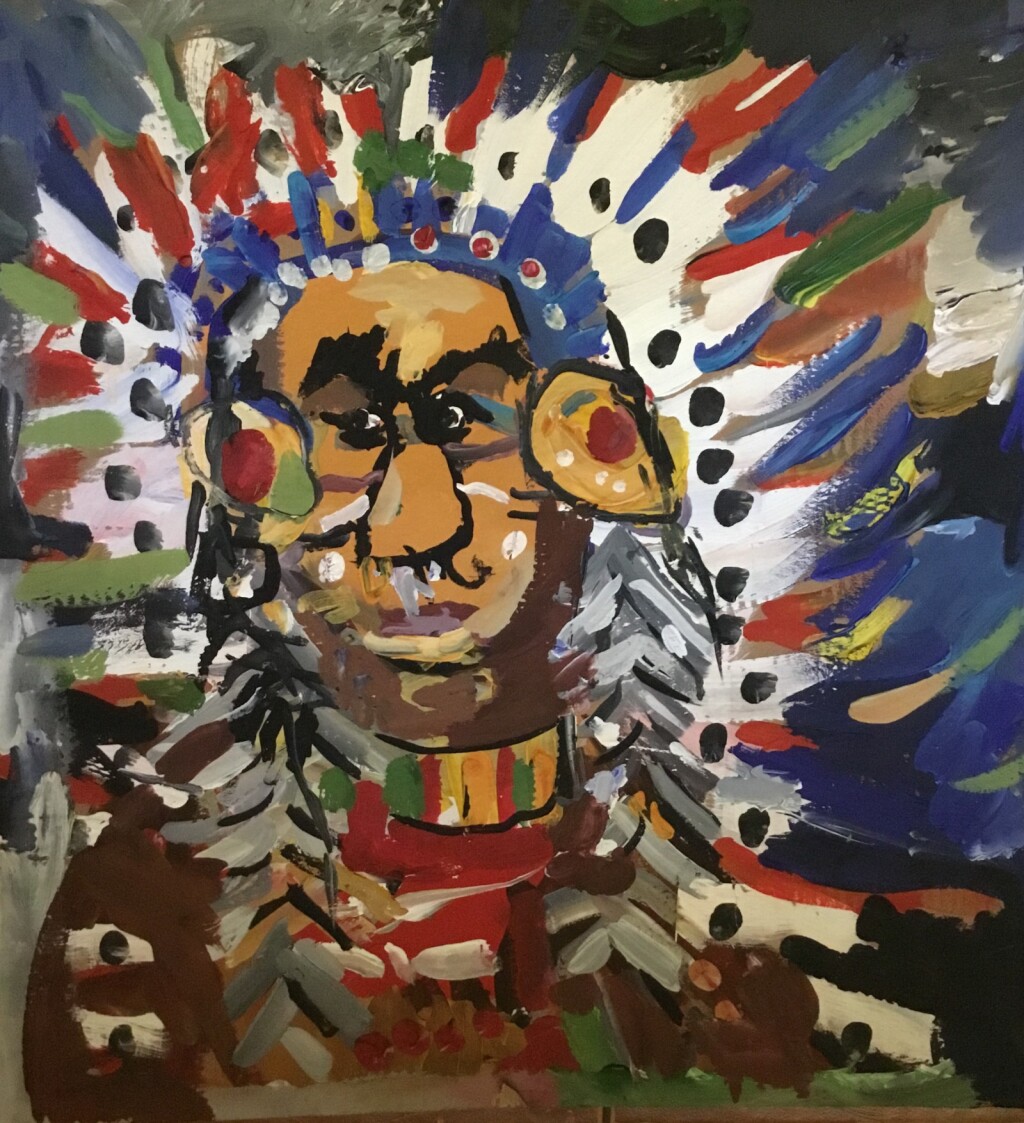 Портрет индейца