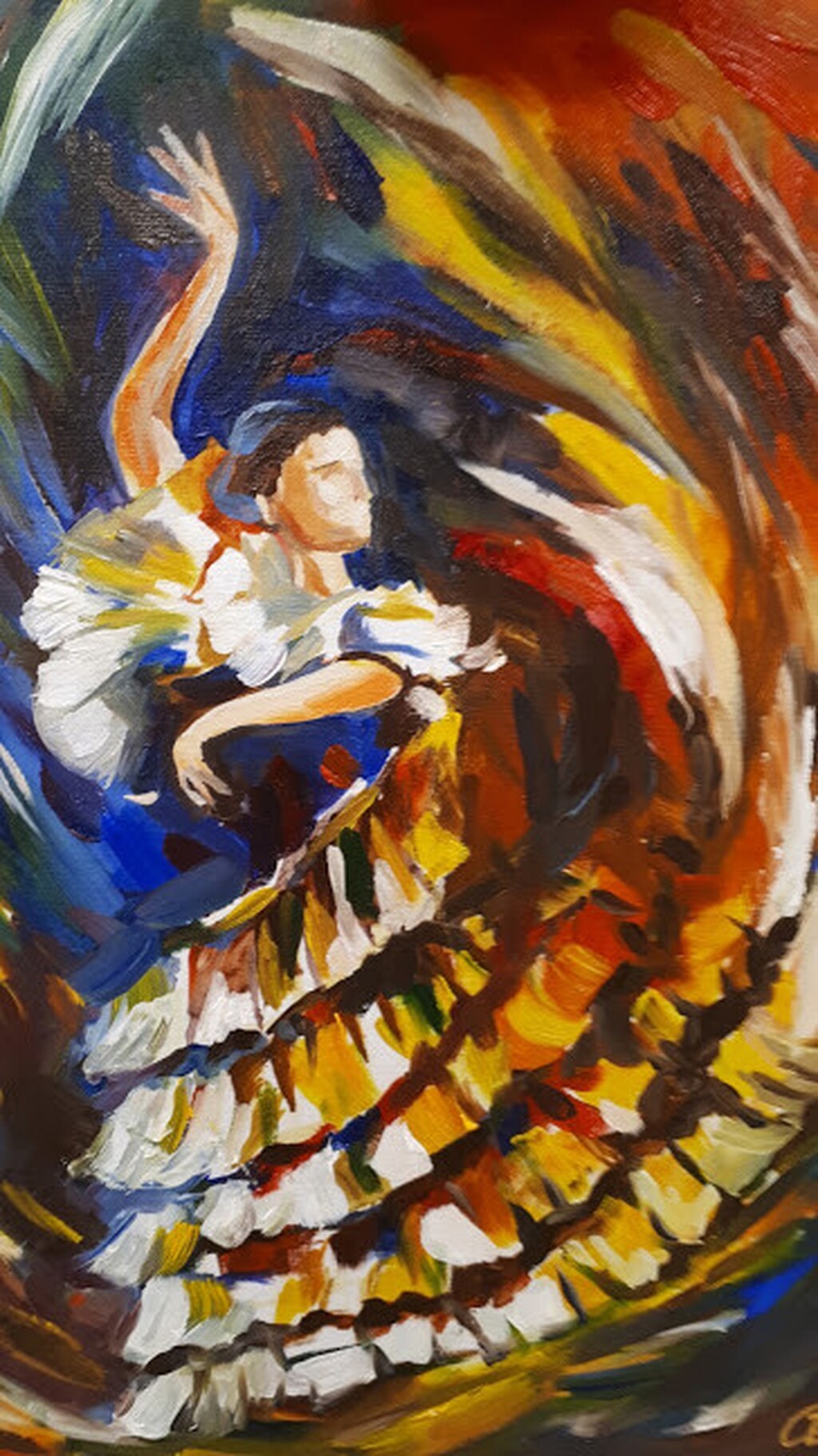 Страстный танец - фламенко!