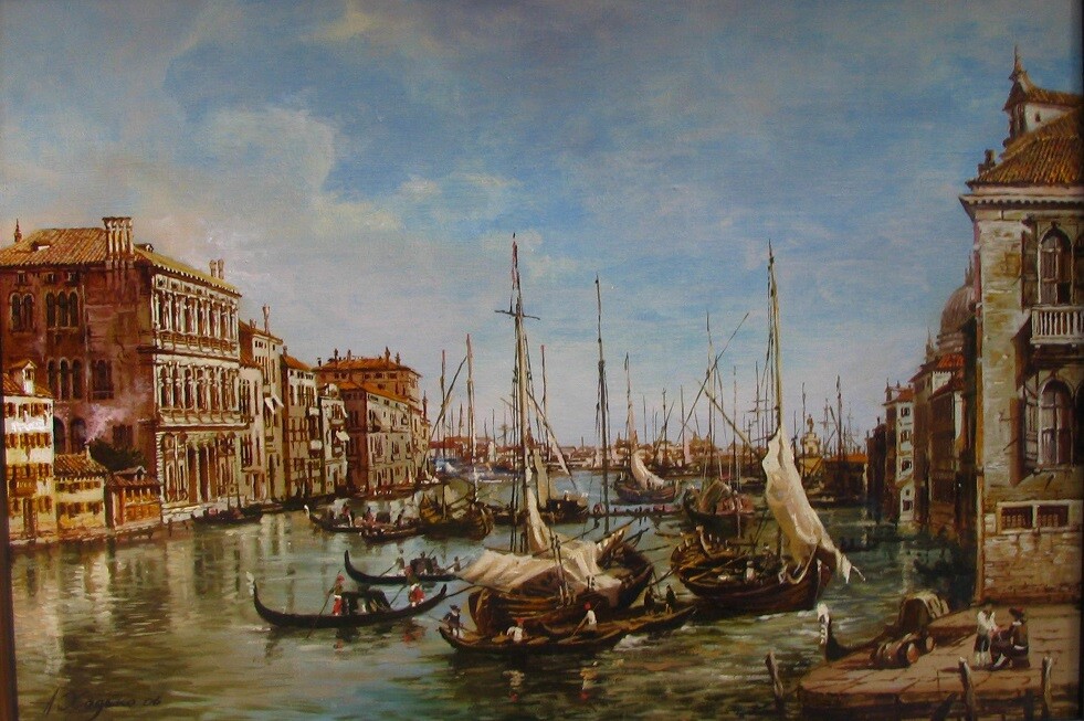 пристань на канале