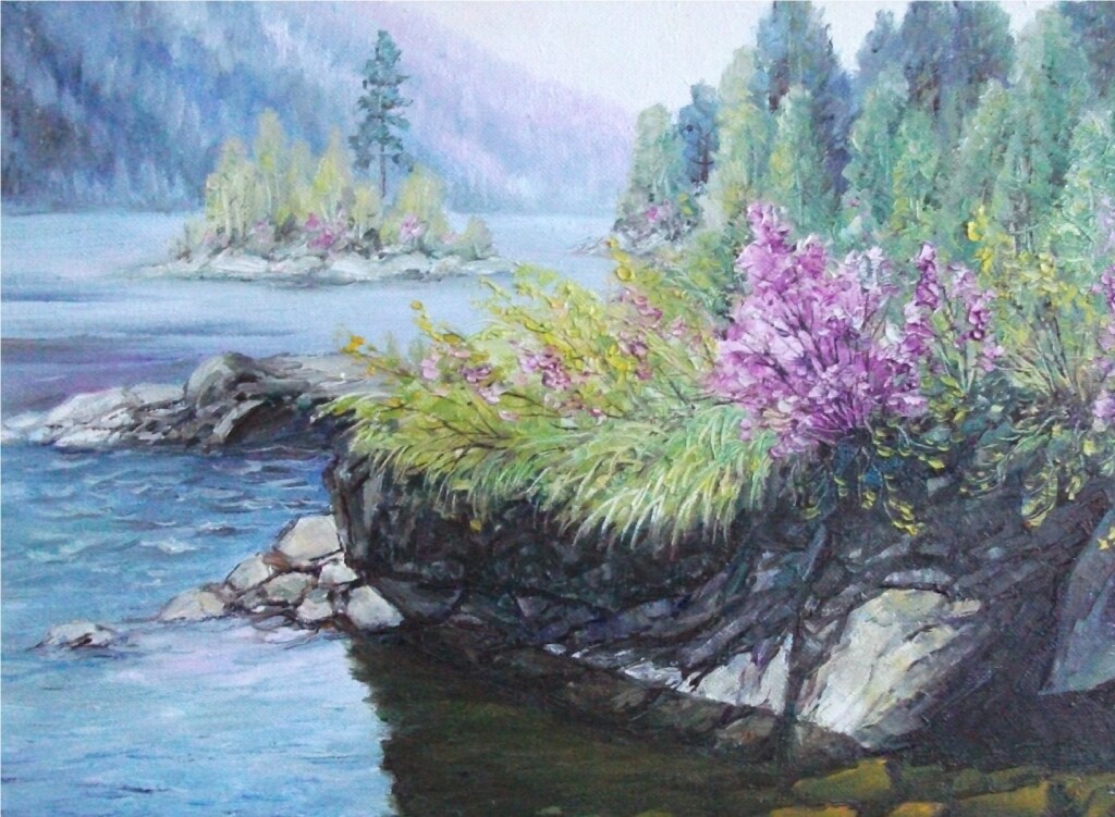 багульник цветет