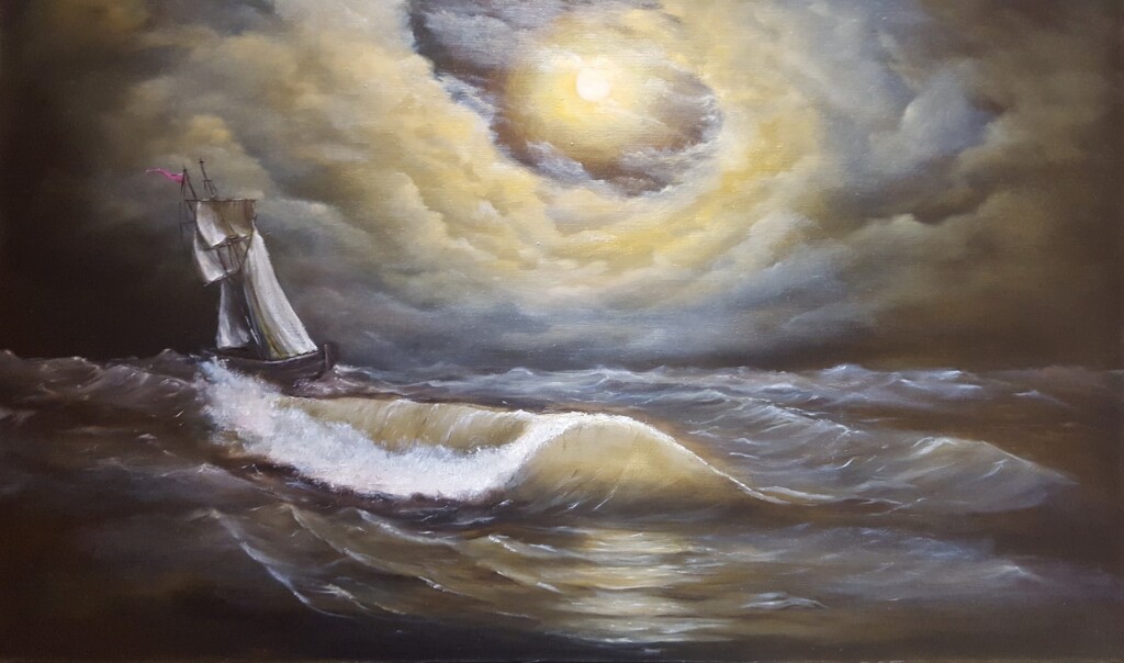 Лунная ночь на море 2