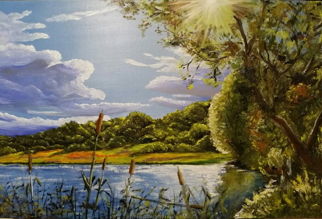 Играющее солнце