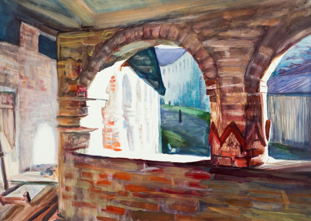 Галерея на мельнице. Утро