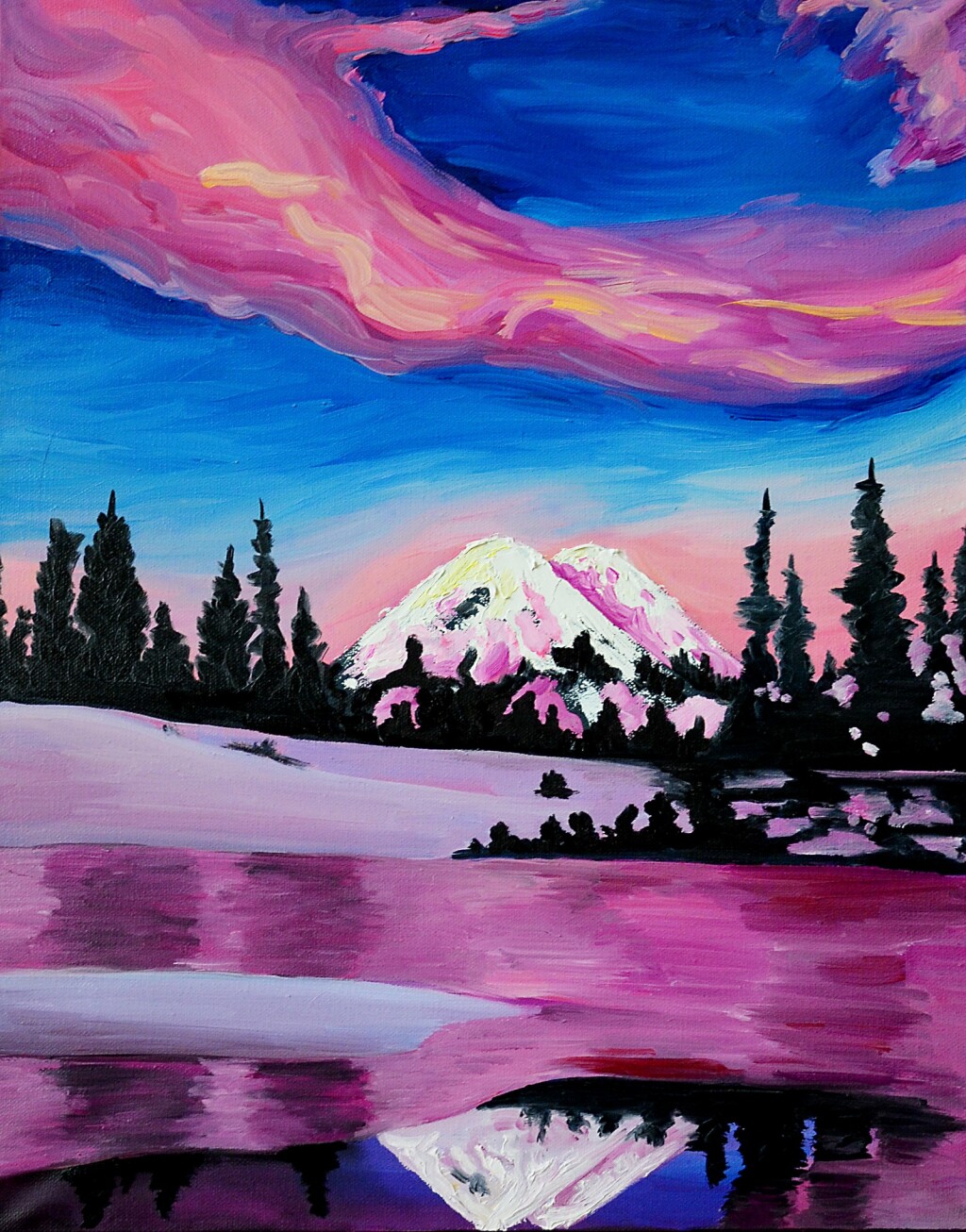 Розовые горы