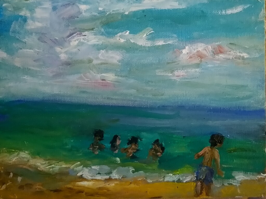 Купание детей. Бали