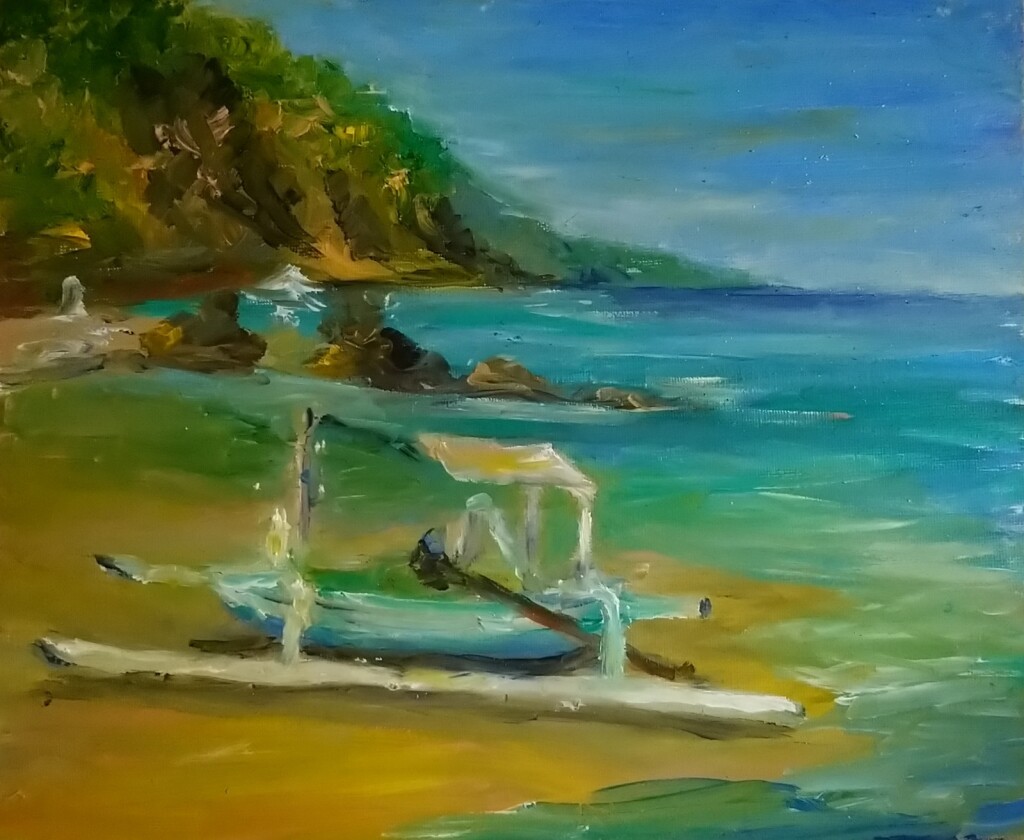 Рыбацкая лодка. Бали