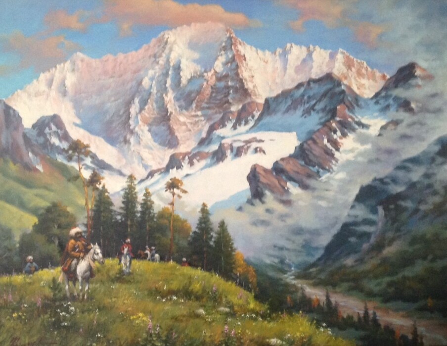 Дамбай. Черкесы.