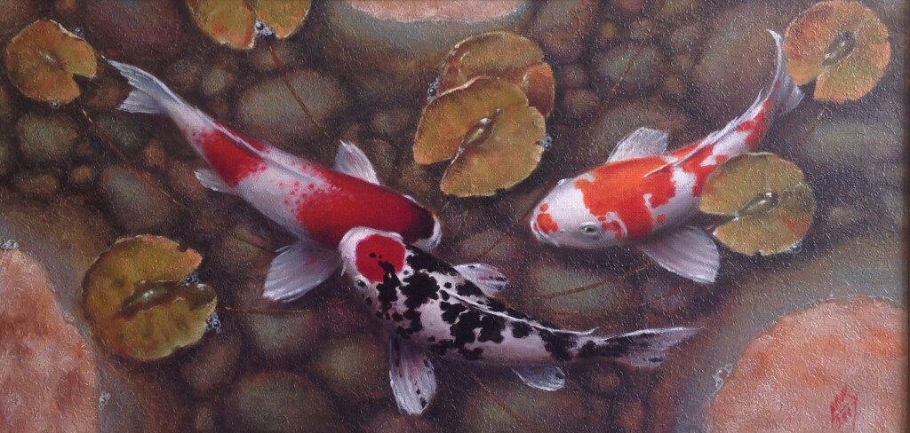 Карпы в ручьек