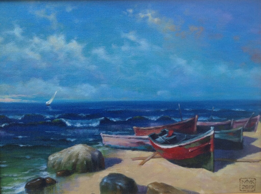 Лодки на берегу