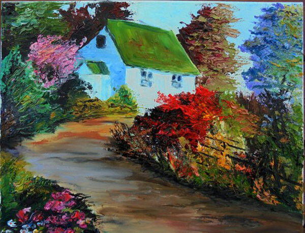 "Домик в цветном"