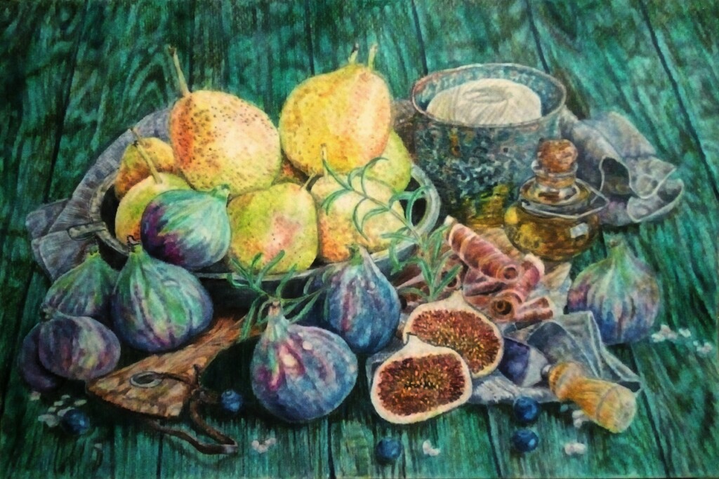 Натюрморт с инжиром