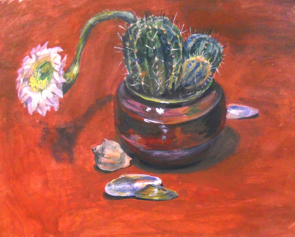 Цветок кактуса