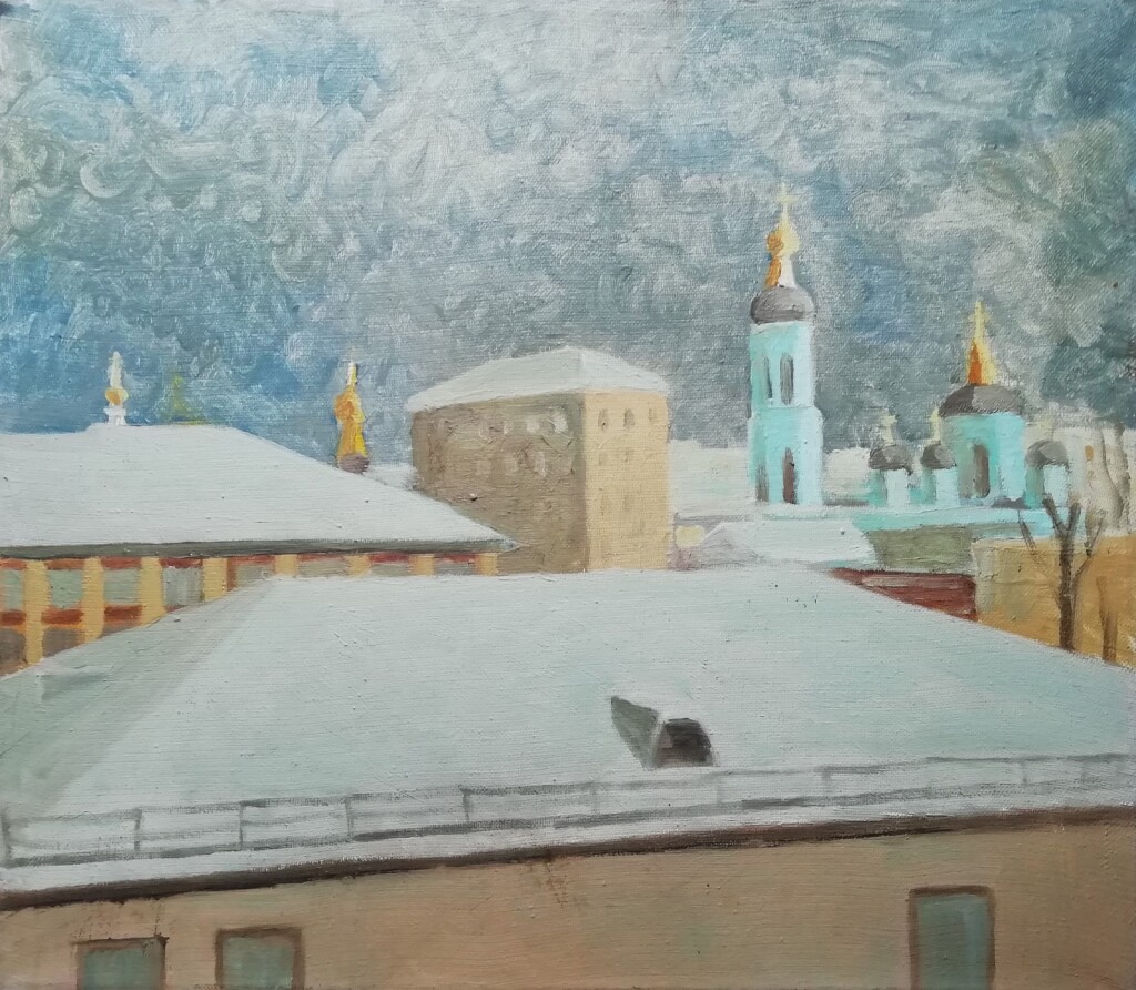 Зима на Таганке.