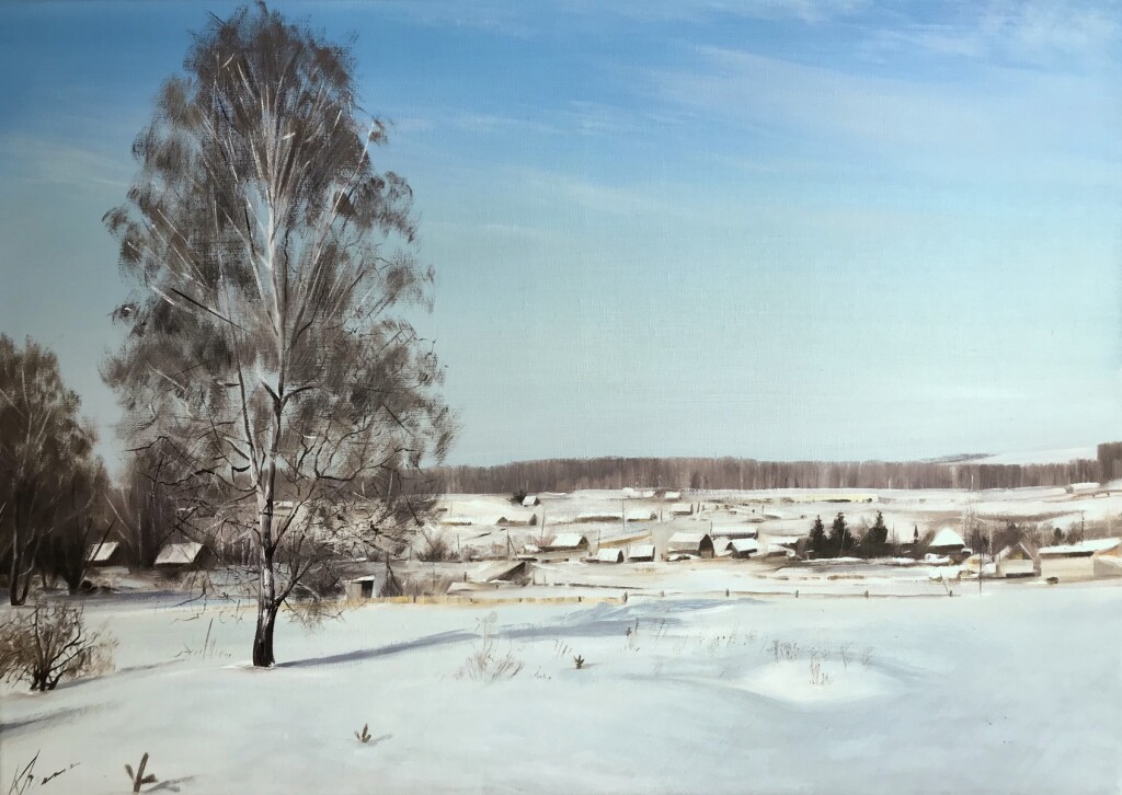 Зима в деревне