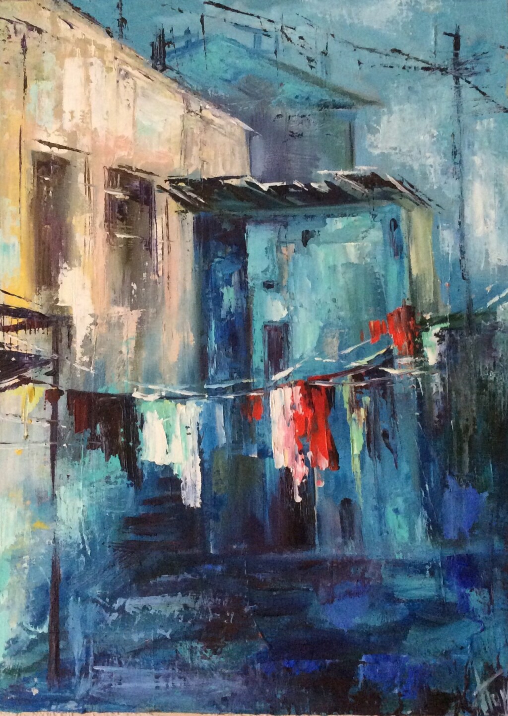 Пейзаж  этюд