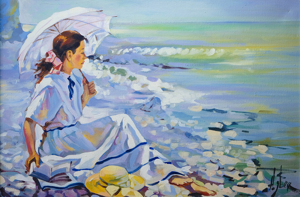 «Девушка с зонтом»