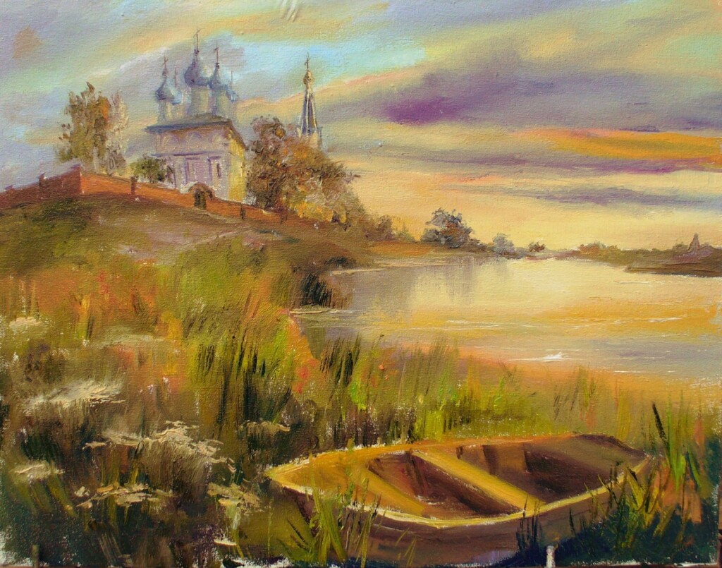 "Горит оранжево закат..."