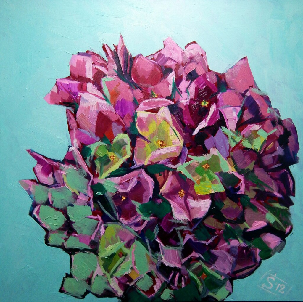 Гортензия фиолетовая