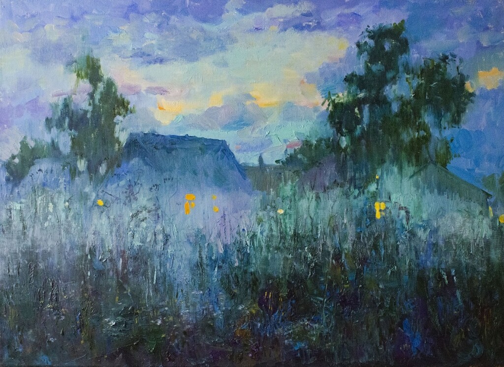 Низкий дом мой давно ссутулился..