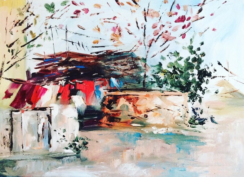 Деревенский этюд