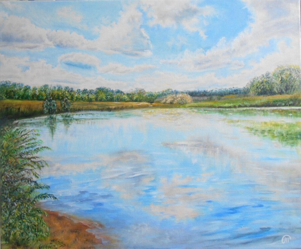 Голубое озеро