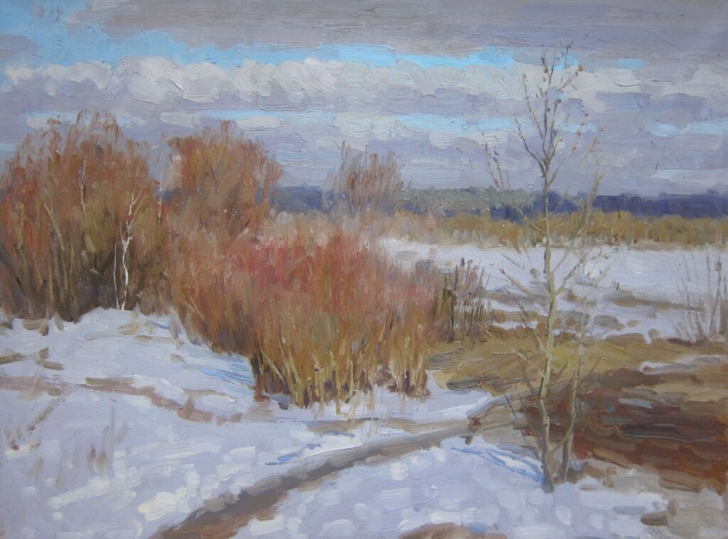 Март. Облачный день